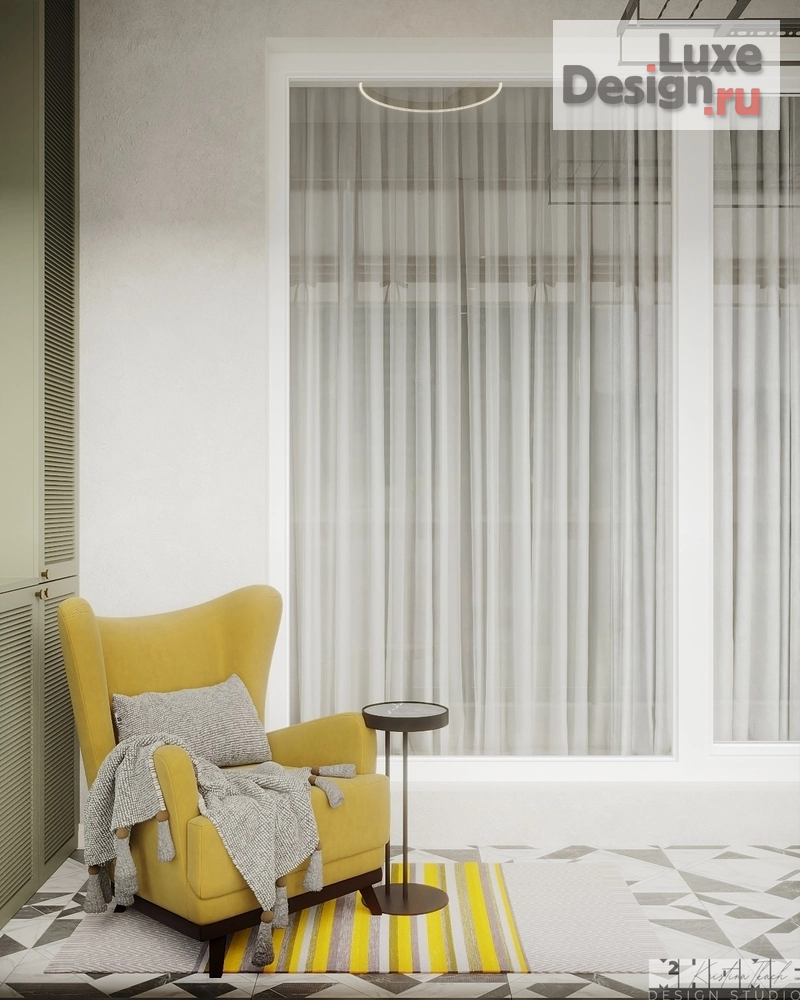 Дизайн интерьера квартиры "КВАРТИРА С РАСТИТЕЛЬНЫМ ДИЗАЙНОМ 42 м2" (фото 19)