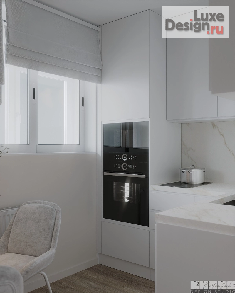 Дизайн интерьера квартиры "ДИЗАЙН-ПРОЕКТ КВАРТИРЫ 52 м2 | WHITE & BREEZE" (фото 20) от дизайнера Ткач Кристина Геннадьевна Дизайн интерьера квартиры "ДИЗАЙН-ПРОЕКТ КВАРТИРЫ 52 м2 | WHITE & BREEZE" (фото 20)