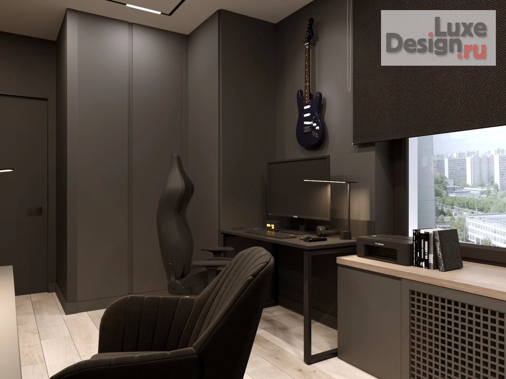 Дизайн интерьера двухкомнатной квартиры "ШОКОЛАД И ПЕРЕЦ" (фото 25)