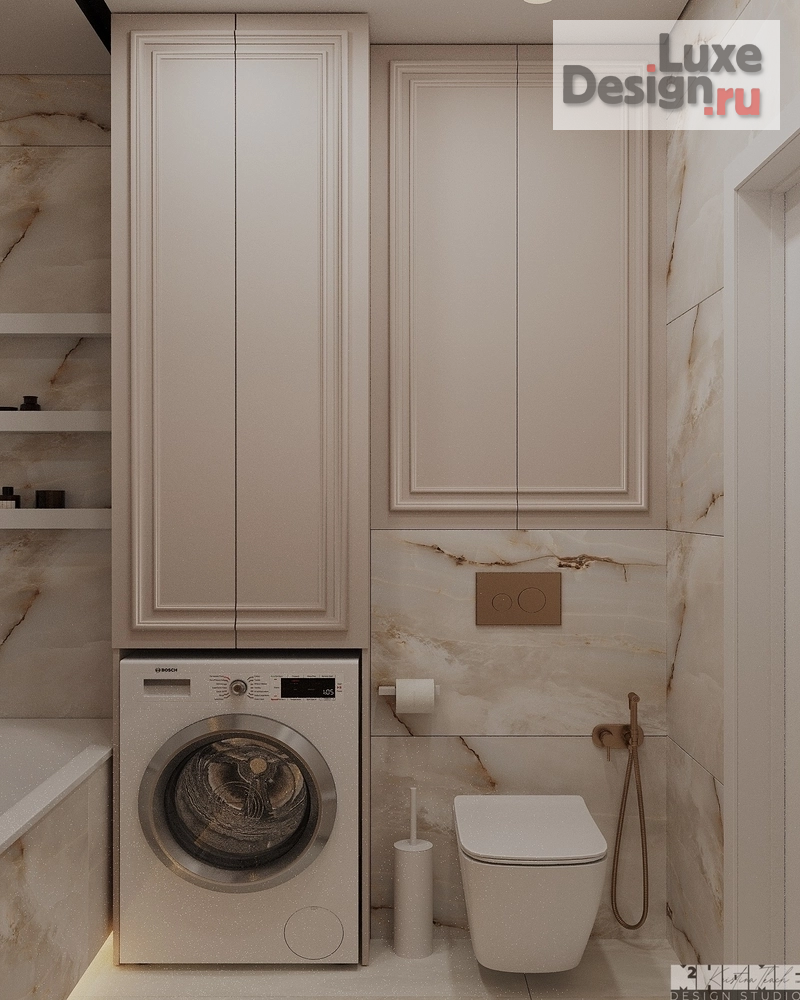 Дизайн интерьера квартиры "ДВУХЭТАЖНАЯ КВАРТИРА 70 м2 В МОСКВЕ" (фото 2)