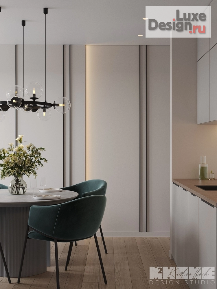 Дизайн интерьера квартиры "ELEGANCE" (фото 2)