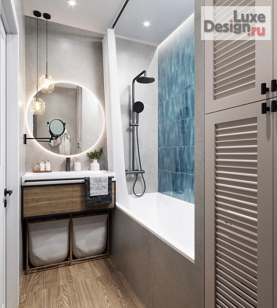 Дизайн интерьера трехкомнатной квартиры "JUICY" (фото 30) от дизайнера Ткач Кристина Геннадьевна Дизайн интерьера трехкомнатной квартиры "JUICY" (фото 30)