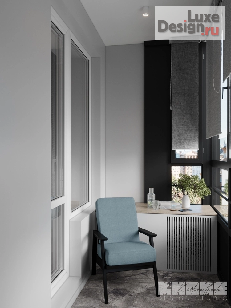 Дизайн интерьера квартиры "GREYSCAPE" (фото 4)