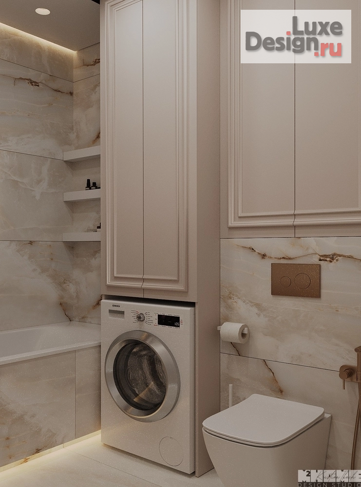 Дизайн интерьера квартиры "ДВУХЭТАЖНАЯ КВАРТИРА 70 м2 В МОСКВЕ" (фото 3)