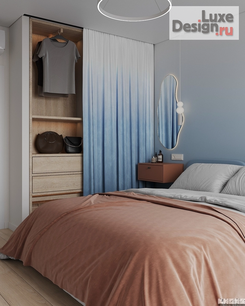 Дизайн интерьера квартиры "ДИЗАЙН-ПРОЕКТ КВАРТИРЫ 40 м2 - OCEAN CORALS" (фото 8)