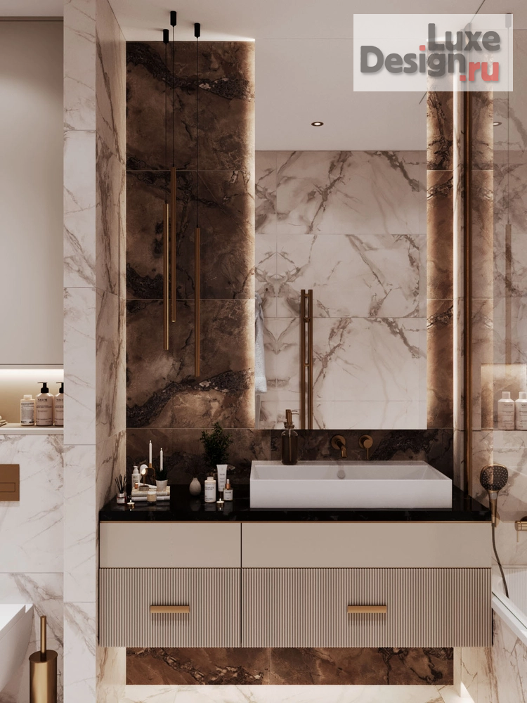 Дизайн интерьера трехкомнатной квартиры "POWDERY" (фото 37) от дизайнера Ткач Кристина Геннадьевна Дизайн интерьера трехкомнатной квартиры "POWDERY" (фото 37)