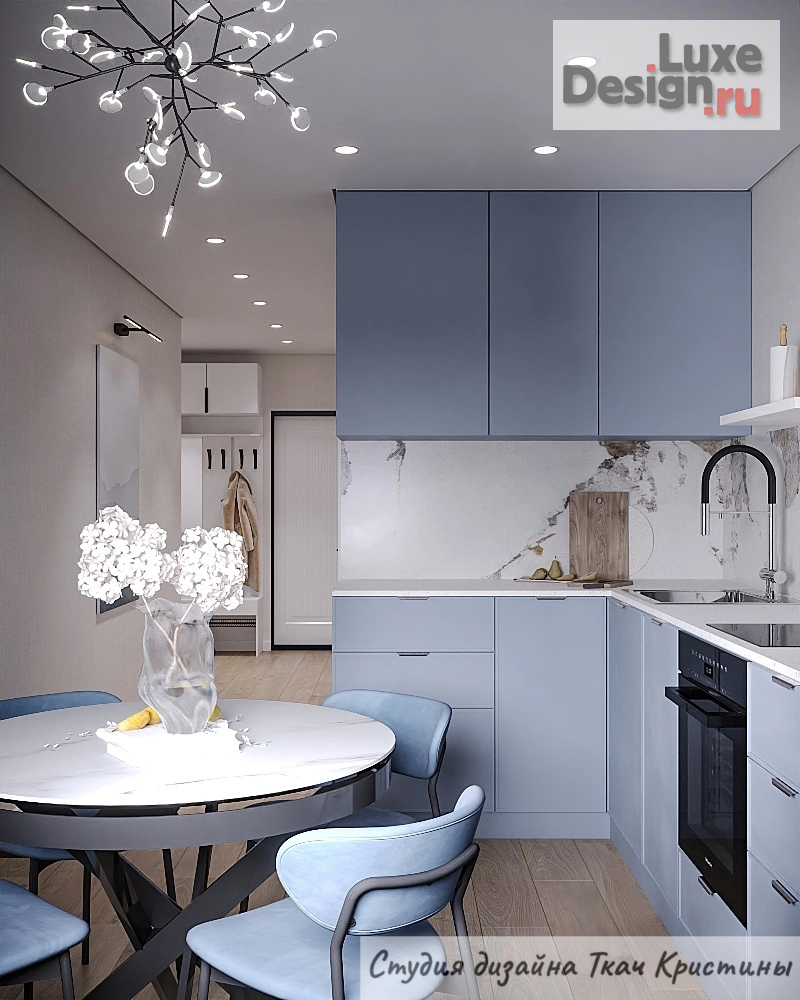 Дизайн интерьера квартиры "ДИЗАЙН-ПРОЕКТ "МОРСКОЙ БРИЗ" | РЕМОНТ ВО ВТОРИЧКЕ" (фото 22)