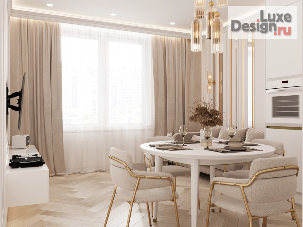 Дизайн интерьера двухкомнатной квартиры "LOVE" (фото 5)