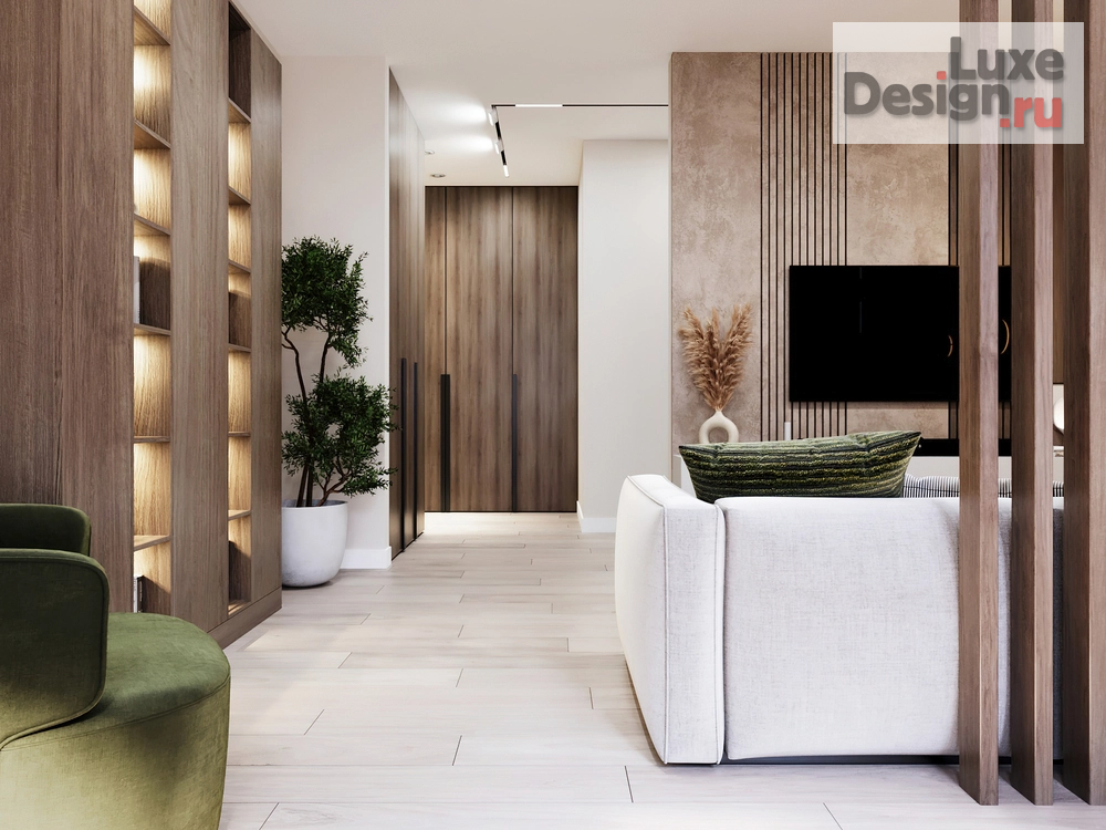 Дизайн интерьера двухкомнатной квартиры "FOREST" (фото 7)