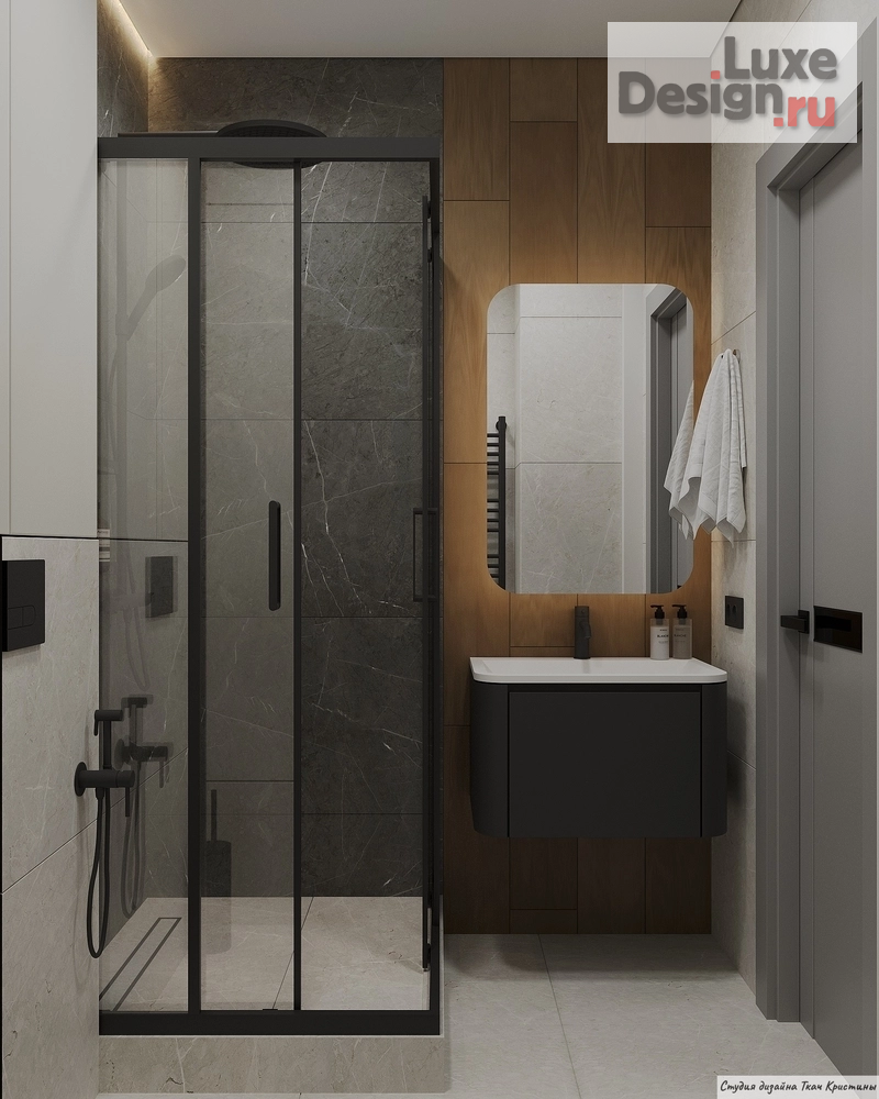 Дизайн интерьера квартиры "ДИЗАЙН-ПРОЕКТ В КВАРТИРЕ 35м2 ДЛЯ МОЛОДОГО ЧЕЛОВЕКА" (фото 8)