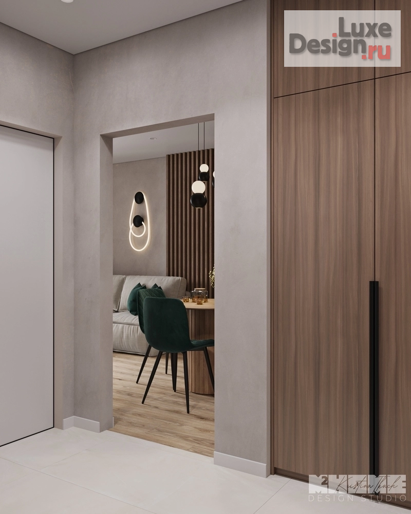 Дизайн интерьера однокомнатной квартиры "CIRCLE" (фото 5)