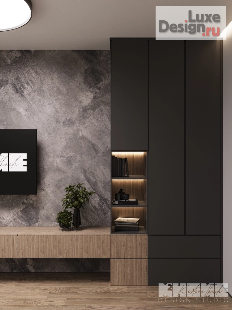 Дизайн интерьера квартиры "GREYSCAPE" (фото 5)