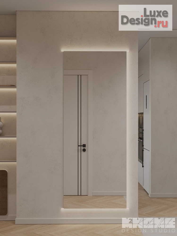 Дизайн интерьера четырехкомнатной квартиры "ПРОЕКТ BROWN RICE НА ОКТЯБРЬСКОЙ НАБЕРЕЖНОЙ" (фото 7)