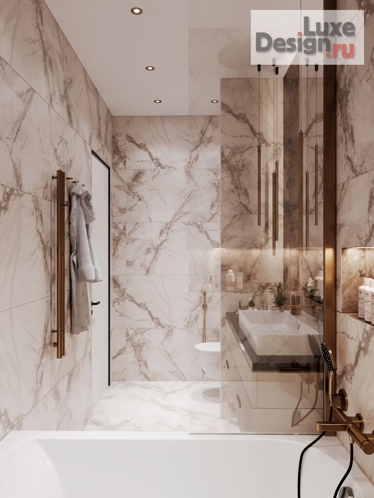 Дизайн интерьера трехкомнатной квартиры "POWDERY" (фото 39) от дизайнера Ткач Кристина Геннадьевна Дизайн интерьера трехкомнатной квартиры "POWDERY" (фото 39)