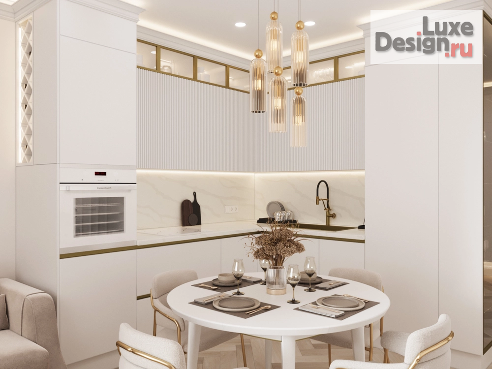 Дизайн интерьера двухкомнатной квартиры "LOVE" (фото 6)