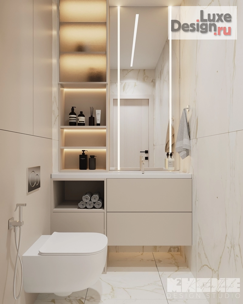 Дизайн интерьера квартиры "MINTGLOW" (фото 12)