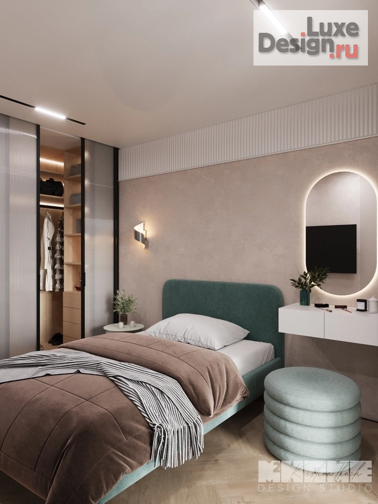 Дизайн интерьера четырехкомнатной квартиры "ДНЕПРОПЕТРОВСКАЯ" (фото 21)