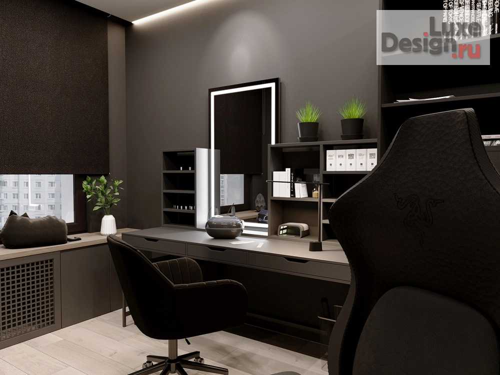 Дизайн интерьера двухкомнатной квартиры "ШОКОЛАД И ПЕРЕЦ" (фото 22)