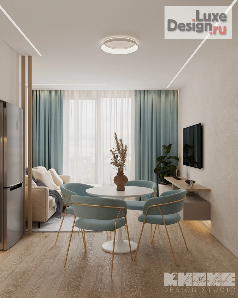 Дизайн интерьера квартиры "MINTGLOW" (фото 1)