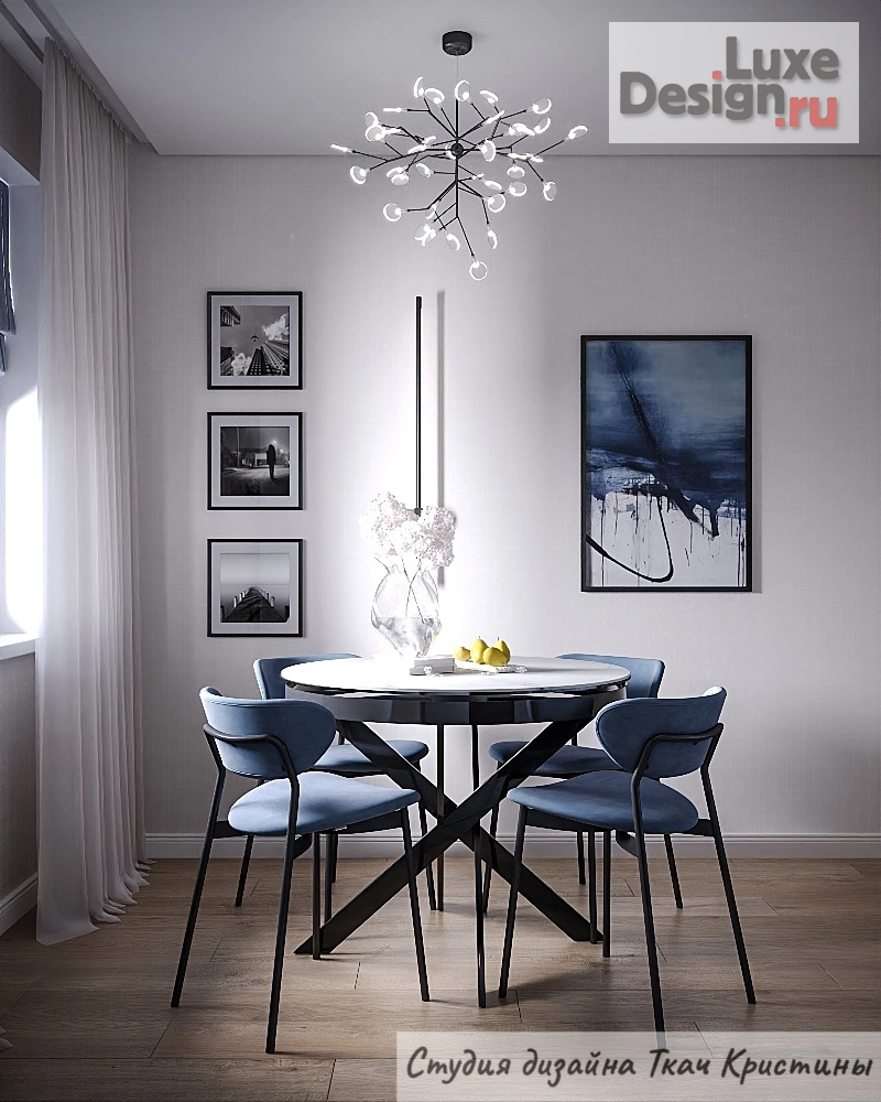 Дизайн интерьера квартиры "ДИЗАЙН-ПРОЕКТ "МОРСКОЙ БРИЗ" | РЕМОНТ ВО ВТОРИЧКЕ" (фото 23)