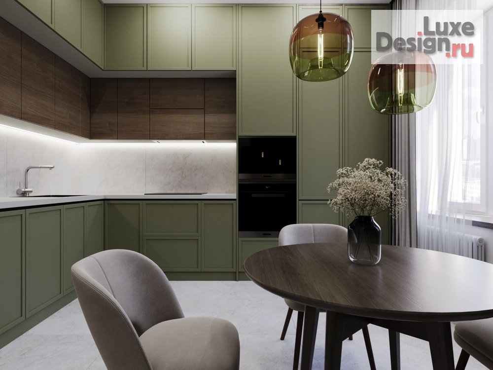 Дизайн интерьера двухкомнатной квартиры "FOREST" (фото 1)