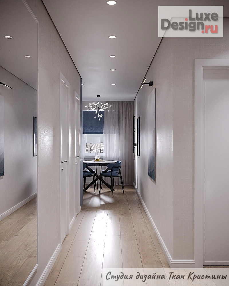 Дизайн интерьера квартиры "ДИЗАЙН-ПРОЕКТ "МОРСКОЙ БРИЗ" | РЕМОНТ ВО ВТОРИЧКЕ" (фото 24)