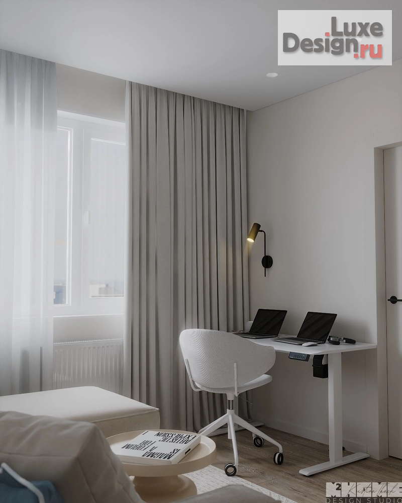 Дизайн интерьера квартиры "ДИЗАЙН-ПРОЕКТ КВАРТИРЫ 52 м2 | WHITE & BREEZE" (фото 7) от дизайнера Ткач Кристина Геннадьевна Дизайн интерьера квартиры "ДИЗАЙН-ПРОЕКТ КВАРТИРЫ 52 м2 | WHITE & BREEZE" (фото 7)