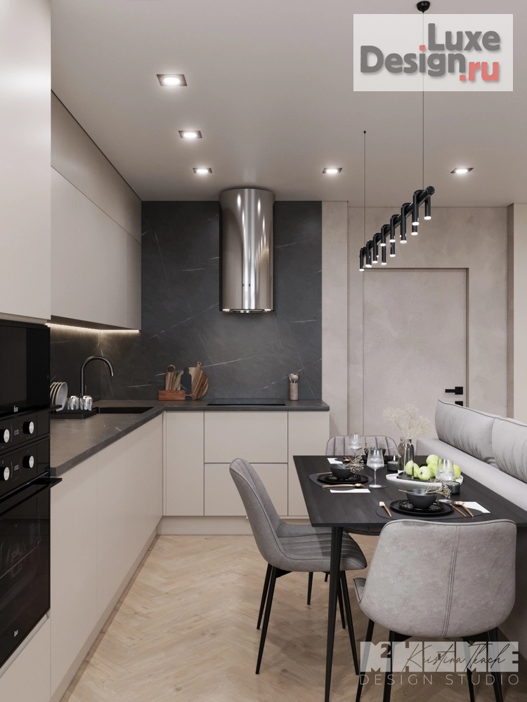 Дизайн интерьера четырехкомнатной квартиры "ДНЕПРОПЕТРОВСКАЯ" (фото 7)