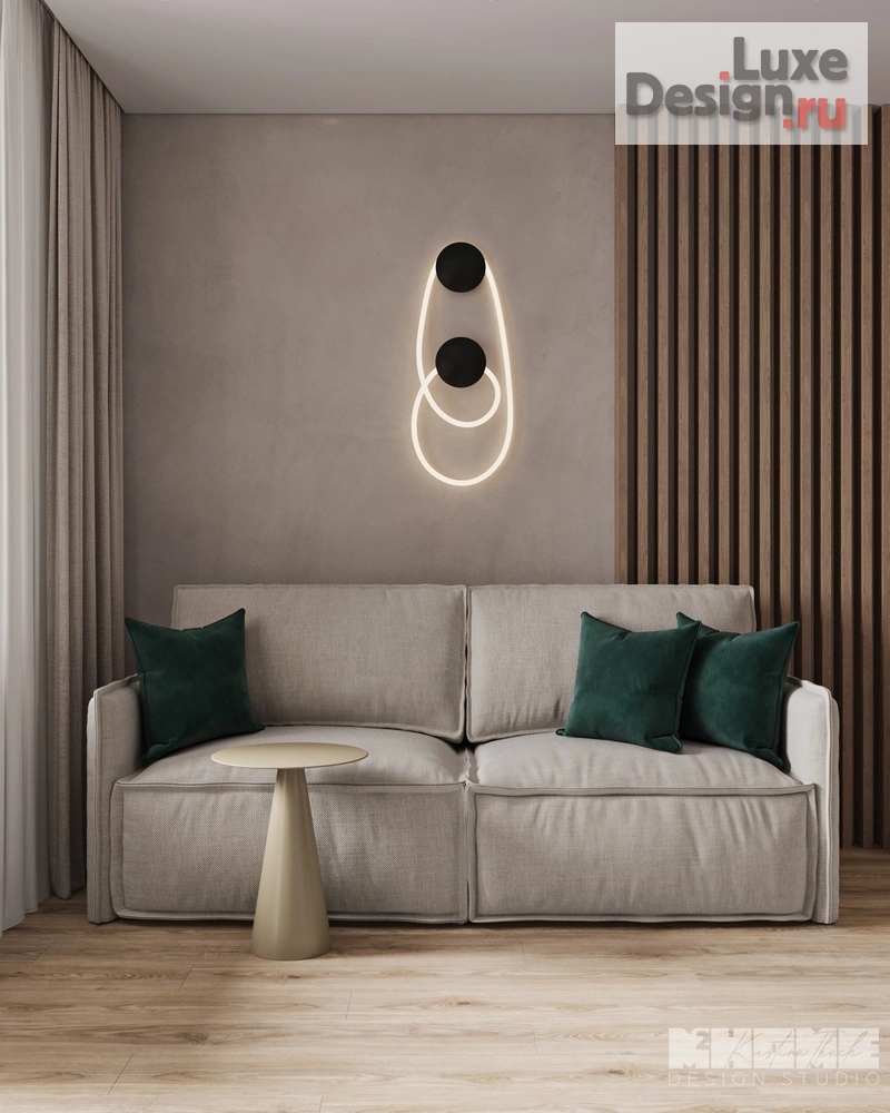 Дизайн интерьера однокомнатной квартиры "CIRCLE" (фото 7)