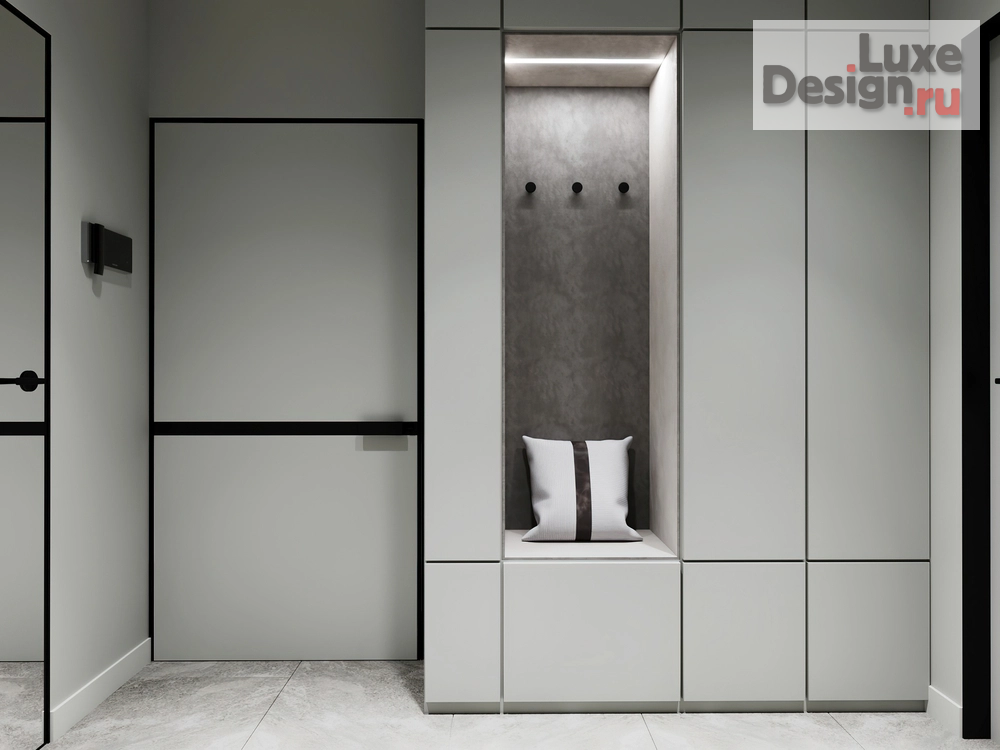 Дизайн интерьера однокомнатной квартиры "SIMPLY" (фото 4)