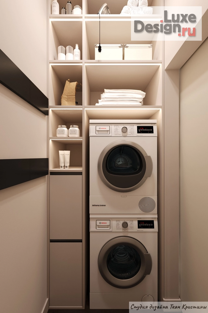 Дизайн интерьера квартиры "ПРОЕКТ "КОНТРАСТ"| ДИЗАЙН КВАРТИРЫ 72м2" (фото 12)