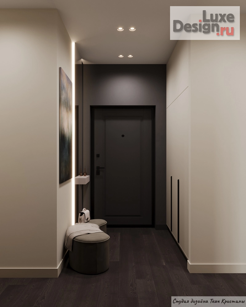 Дизайн интерьера квартиры "ПРОЕКТ "КОНТРАСТ"| ДИЗАЙН КВАРТИРЫ 72м2" (фото 22)