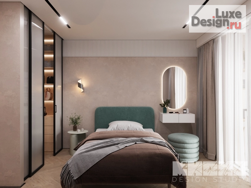 Дизайн интерьера четырехкомнатной квартиры "ДНЕПРОПЕТРОВСКАЯ" (фото 25)