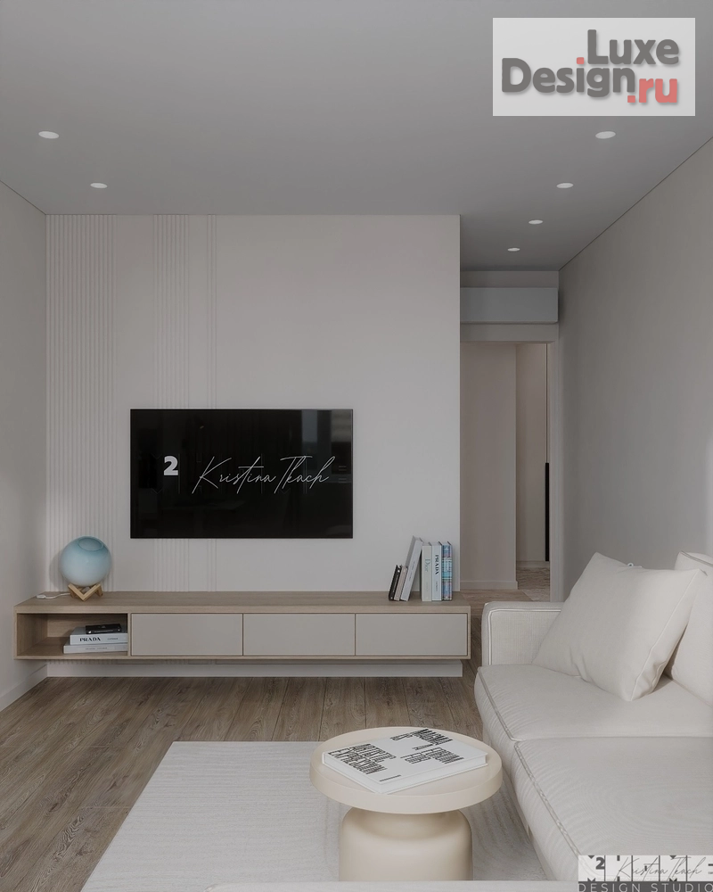 Дизайн интерьера квартиры "ДИЗАЙН-ПРОЕКТ КВАРТИРЫ 52 м2 | WHITE & BREEZE" (фото 9) от дизайнера Ткач Кристина Геннадьевна Дизайн интерьера квартиры "ДИЗАЙН-ПРОЕКТ КВАРТИРЫ 52 м2 | WHITE & BREEZE" (фото 9)