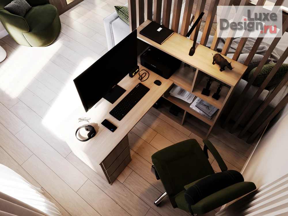 Дизайн интерьера двухкомнатной квартиры "FOREST" (фото 2)