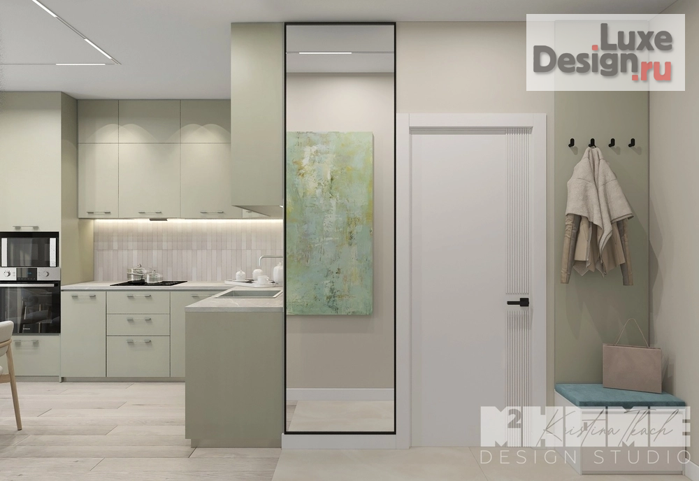 Дизайн интерьера квартиры "HARMONY" (фото 4) от дизайнера Ткач Кристина Геннадьевна Дизайн интерьера квартиры "HARMONY" (фото 4)