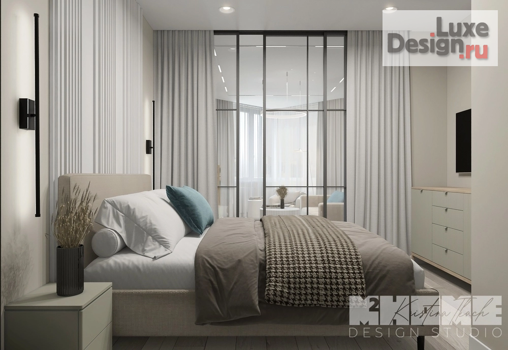 Дизайн интерьера квартиры "HARMONY" (фото 6) от дизайнера Ткач Кристина Геннадьевна Дизайн интерьера квартиры "HARMONY" (фото 6)