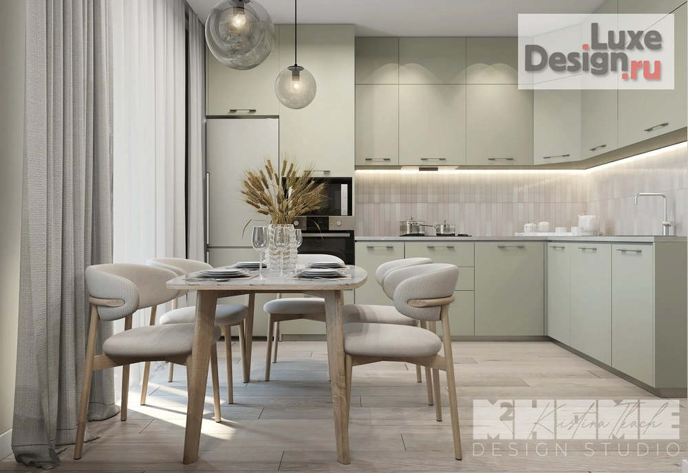 Дизайн интерьера квартиры "HARMONY" (фото 2) от дизайнера Ткач Кристина Геннадьевна Дизайн интерьера квартиры "HARMONY" (фото 2)