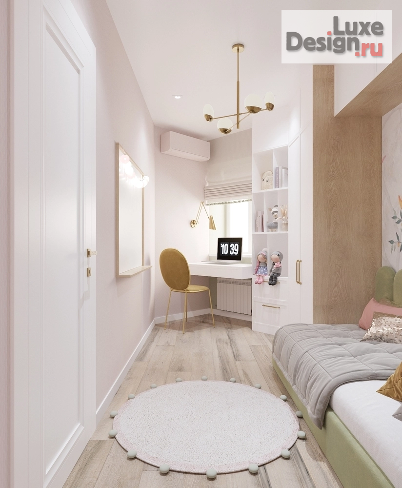 Дизайн интерьера трехкомнатной квартиры "JUICY" (фото 16) от дизайнера Ткач Кристина Геннадьевна Дизайн интерьера трехкомнатной квартиры "JUICY" (фото 16)