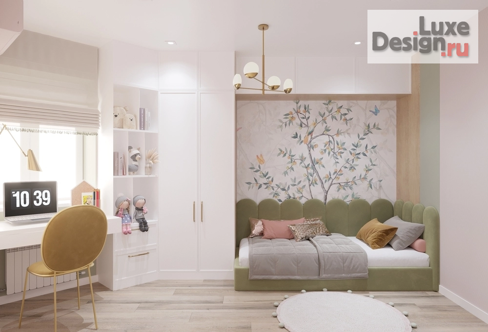 Дизайн интерьера трехкомнатной квартиры "JUICY" (фото 14) от дизайнера Ткач Кристина Геннадьевна Дизайн интерьера трехкомнатной квартиры "JUICY" (фото 14)