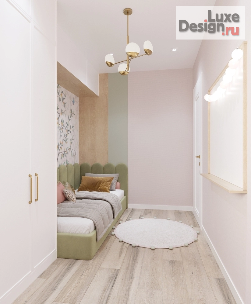 Дизайн интерьера трехкомнатной квартиры "JUICY" (фото 15) от дизайнера Ткач Кристина Геннадьевна Дизайн интерьера трехкомнатной квартиры "JUICY" (фото 15)