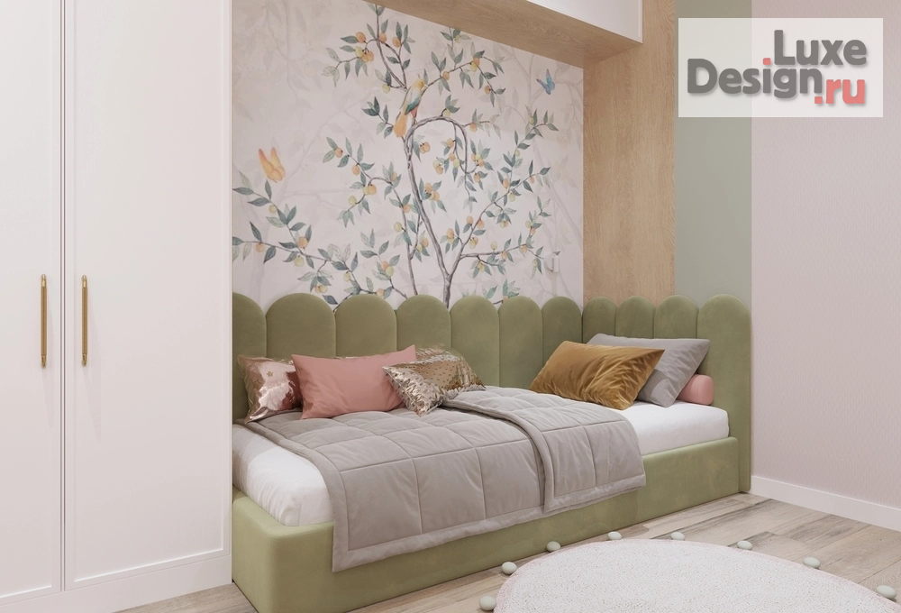 Дизайн интерьера трехкомнатной квартиры "JUICY" (фото 13) от дизайнера Ткач Кристина Геннадьевна Дизайн интерьера трехкомнатной квартиры "JUICY" (фото 13)