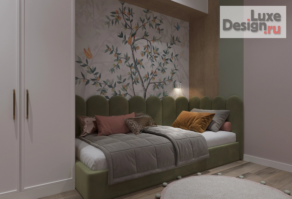 Дизайн интерьера трехкомнатной квартиры "JUICY" (фото 12) от дизайнера Ткач Кристина Геннадьевна Дизайн интерьера трехкомнатной квартиры "JUICY" (фото 12)