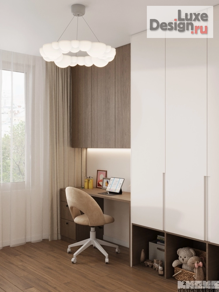 Дизайн интерьера квартиры "ДИЗАЙН-ПРОЕКТ КВАРТИРЫ 90 м2: КАК ВКЛЮЧИТЬ В ИНТЕРЬЕР НЕСКОЛЬКО ЯРКИХ ЦВЕТОВ" (фото 18)