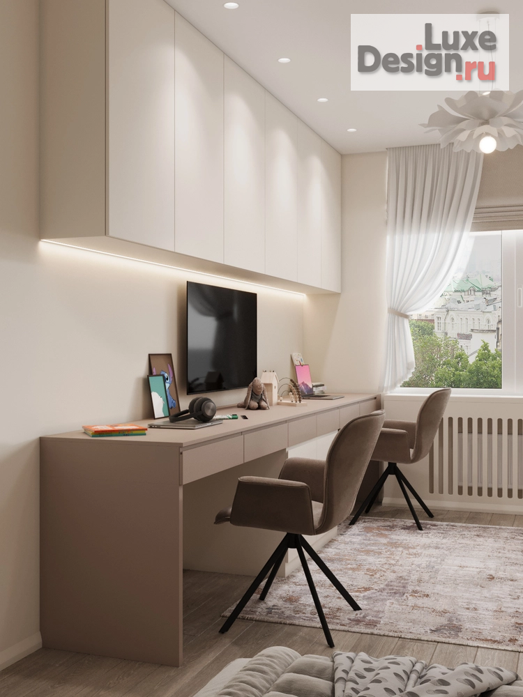 Дизайн интерьера квартиры "ПРОЕКТ В УЮТНОЙ СВЕТЛОЙ КВАРТИРЕ ДЛЯ СЕМЬИ С ДВУМЯ ДЕТЬМИ" (фото 20)