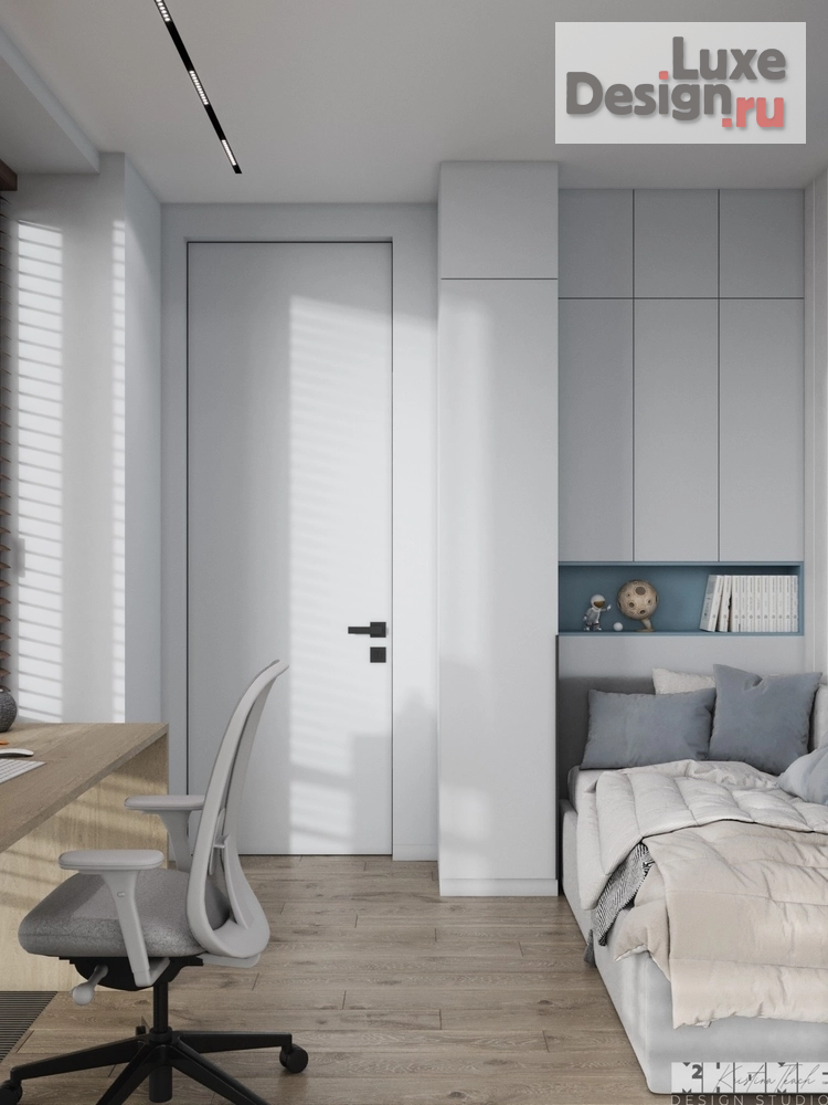 Дизайн интерьера квартиры "КВАРТИРА 68 м2 С МРАМОРНЫМИ ТЕКСТУРАМИ" (фото 9)