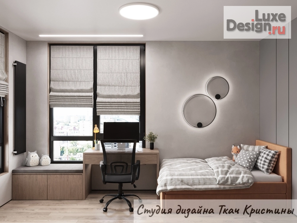 Дизайн интерьера квартиры "GREYWOOD" (фото 7) от дизайнера Ткач Кристина Геннадьевна Дизайн интерьера квартиры "GREYWOOD" (фото 7)