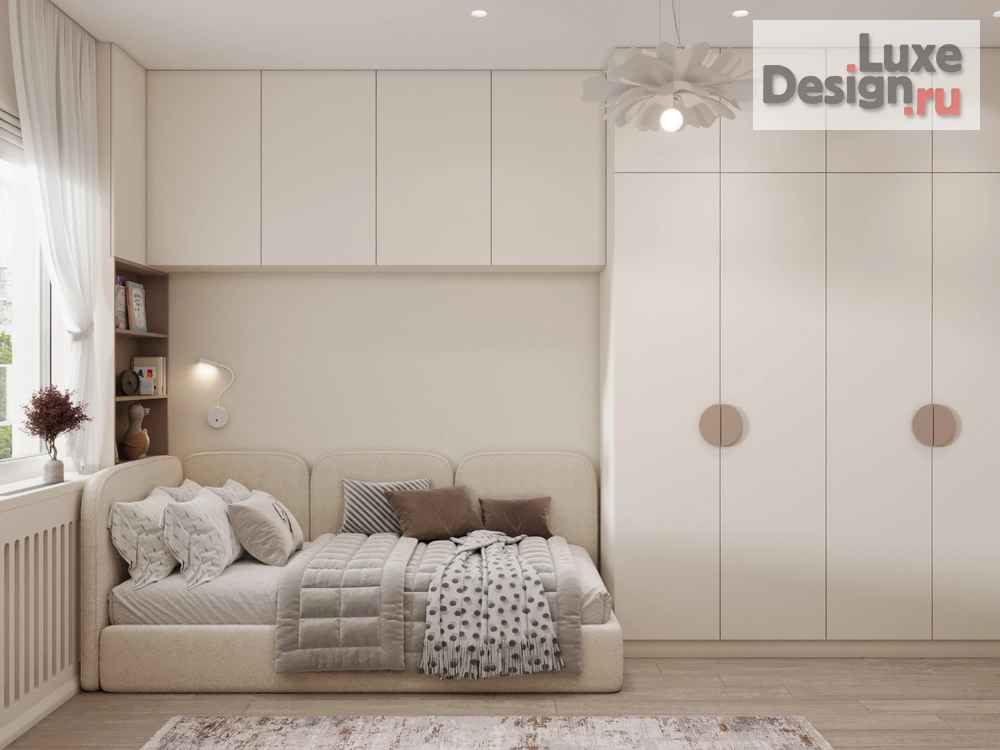 Дизайн интерьера квартиры "ПРОЕКТ В УЮТНОЙ СВЕТЛОЙ КВАРТИРЕ ДЛЯ СЕМЬИ С ДВУМЯ ДЕТЬМИ" (фото 10)