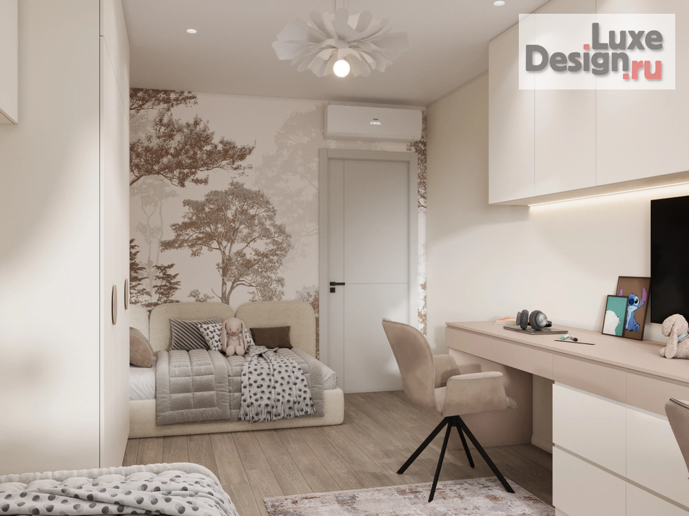 Дизайн интерьера квартиры "ПРОЕКТ В УЮТНОЙ СВЕТЛОЙ КВАРТИРЕ ДЛЯ СЕМЬИ С ДВУМЯ ДЕТЬМИ" (фото 11)