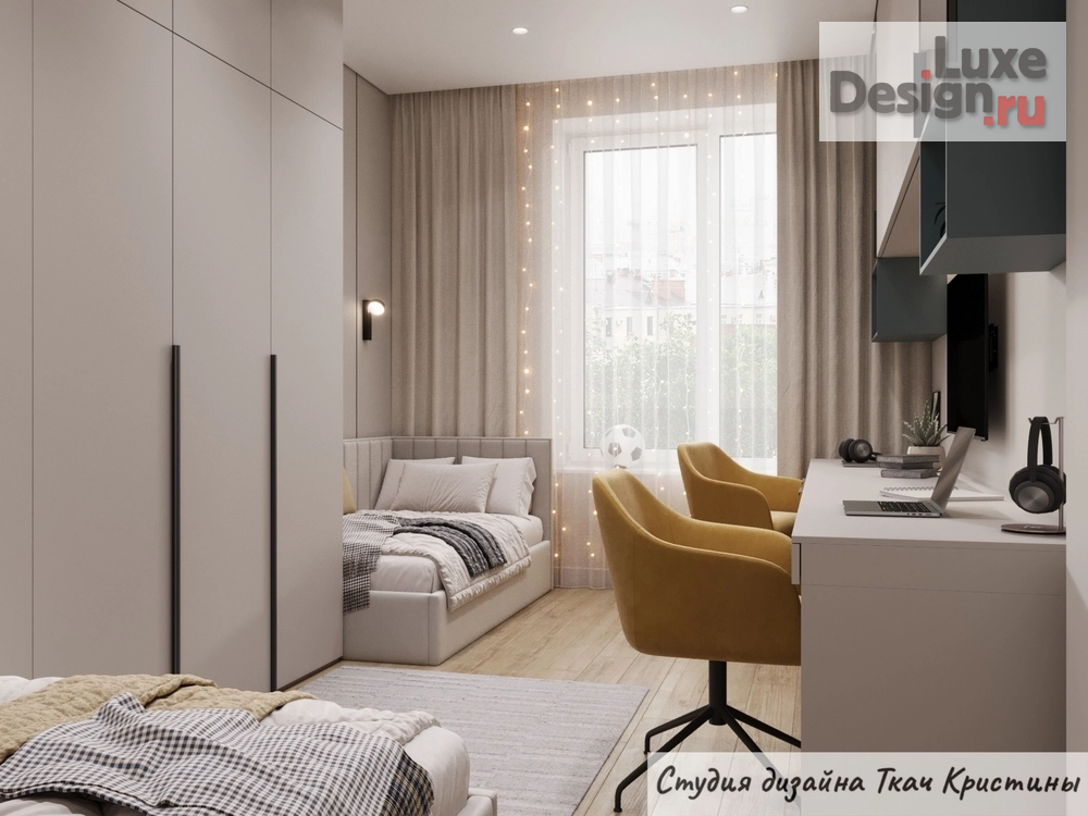 Дизайн интерьера квартиры "ДИЗАЙН-ПРОЕКТ ДЛЯ СЕМЬИ С ДВУМЯ ДЕТЬМИ" (фото 52)